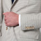 西服定制 定做西服  男士灰白色绉条纹西服   袖扣与口袋